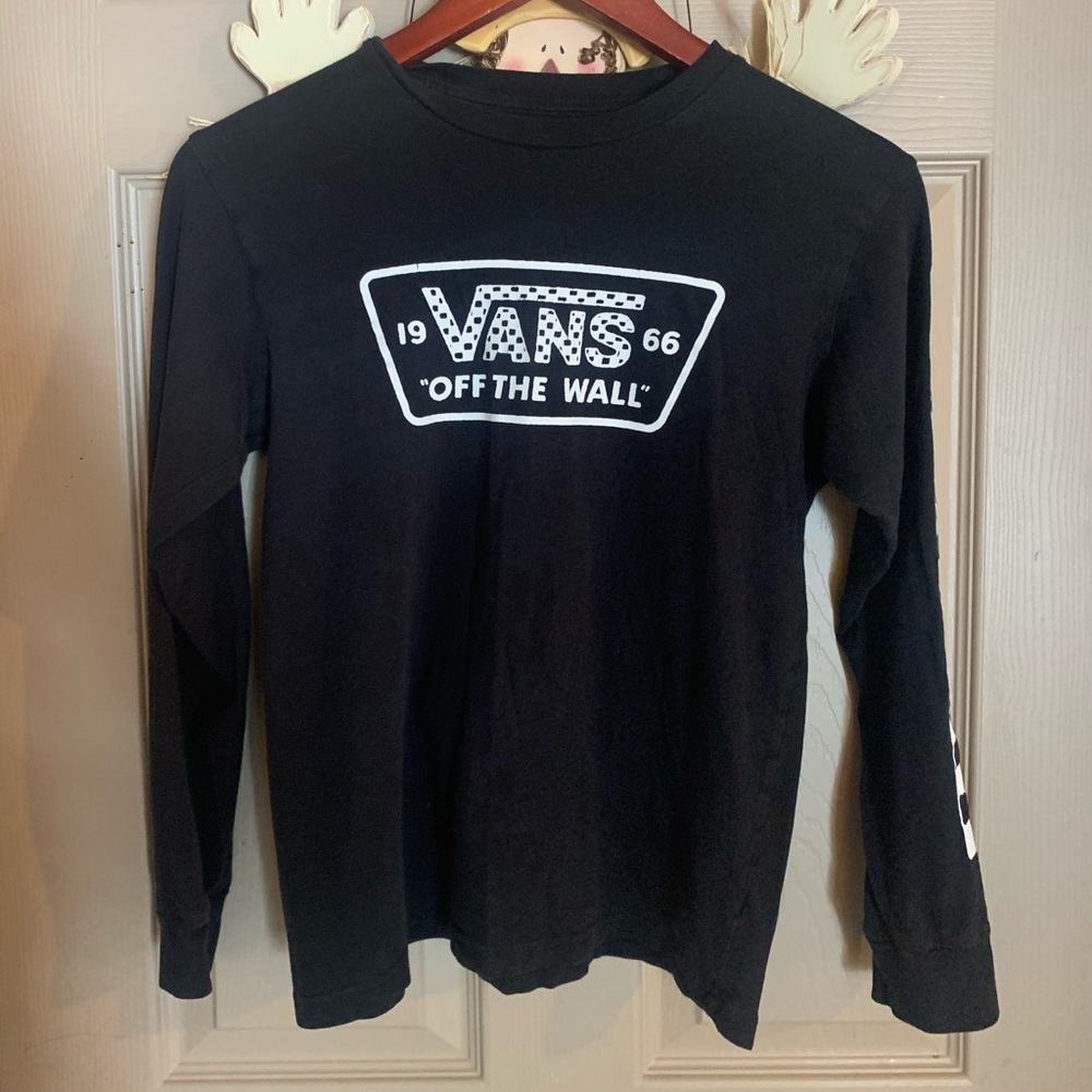 PUC Black Long Sleeve Vans T-Shirt